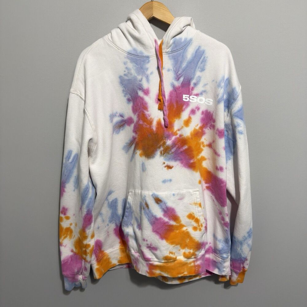 5 Seconds of Summer Wildflower World Pullover Hoodie Size 2XL